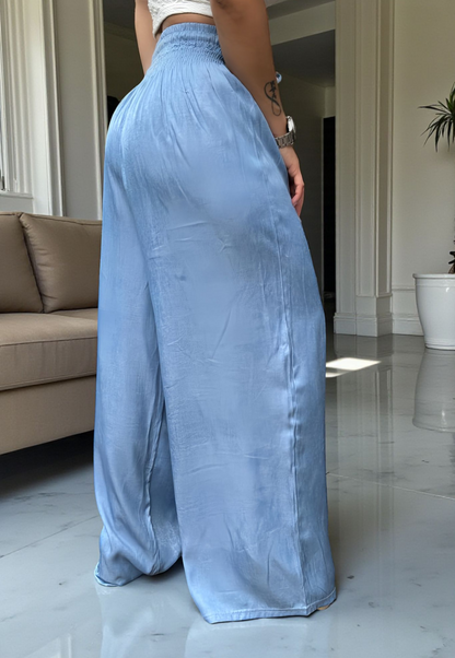 PANTALÓN PALAZZO LINO