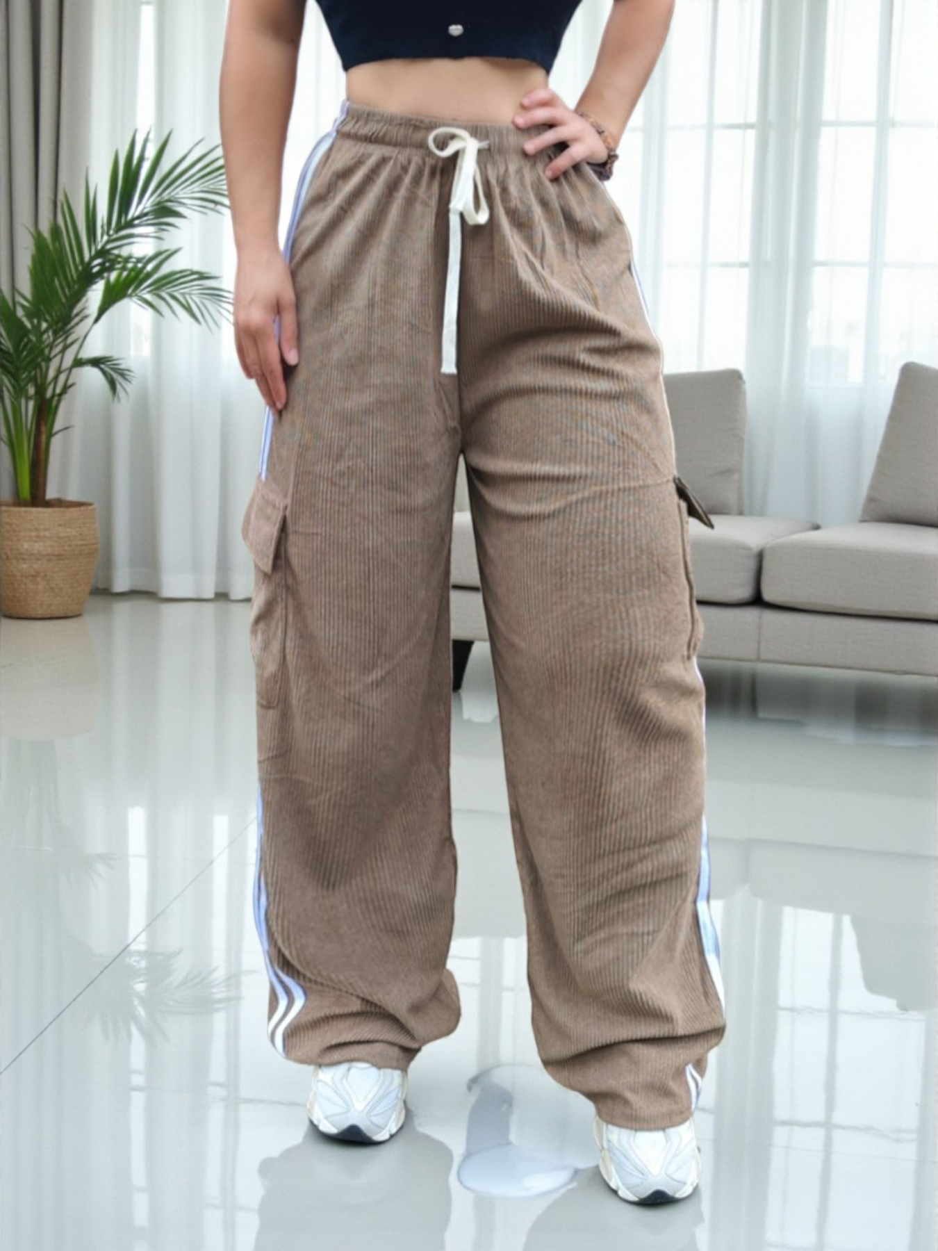 PANTALÓN PANA CARGO CONFORT