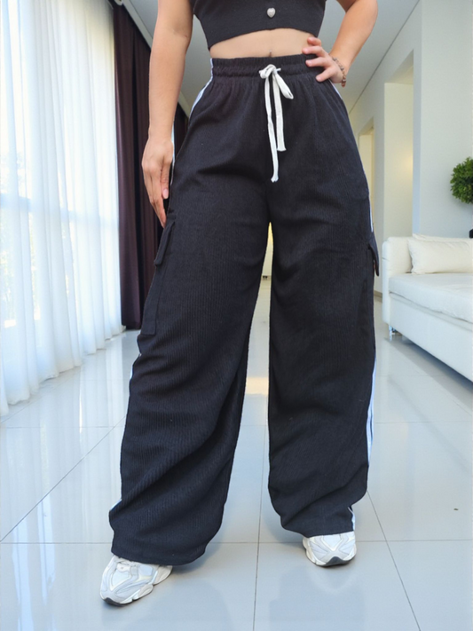 PANTALÓN PANA CARGO CONFORT