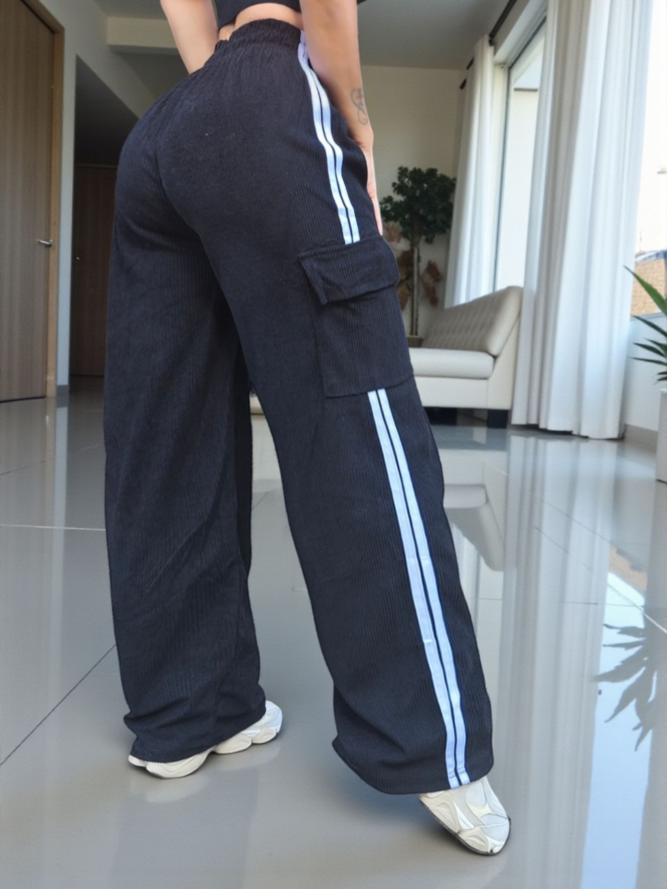 PANTALÓN PANA CARGO CONFORT