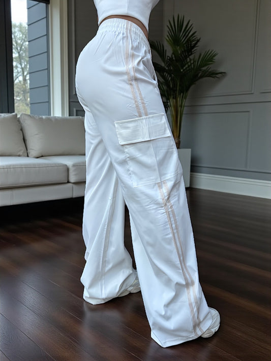 PANTALÓN CARGO POPELINA