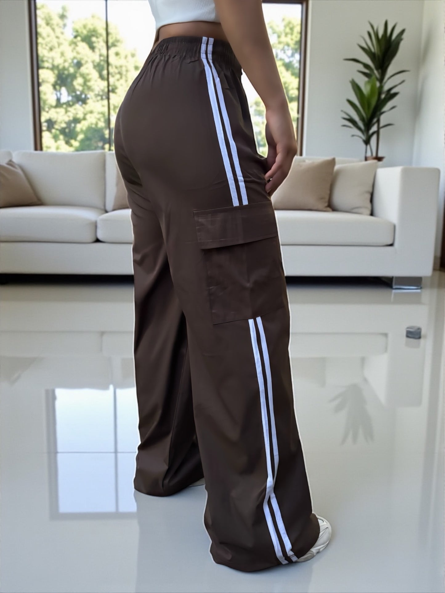 PANTALÓN CARGO POPELINA