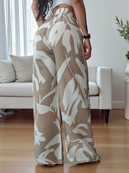 PANTALÓN CAPRI ESTAMPADO  LUXE