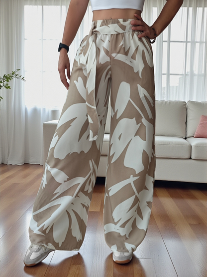 PANTALÓN CAPRI ESTAMPADO  LUXE