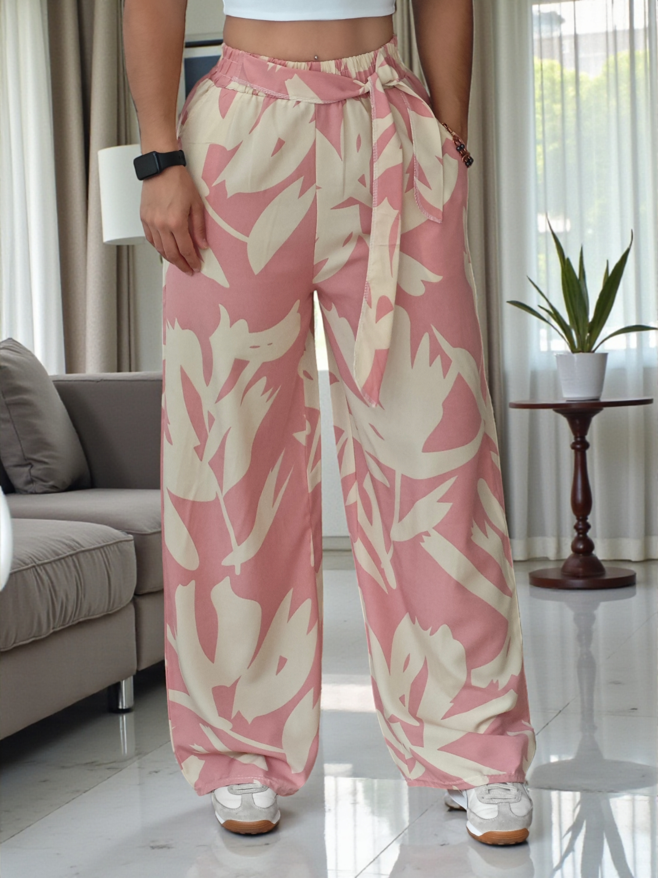 PANTALÓN CAPRI ESTAMPADO  LUXE