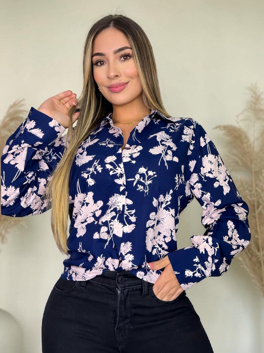 CAMISA FLORAL ELEGANTE